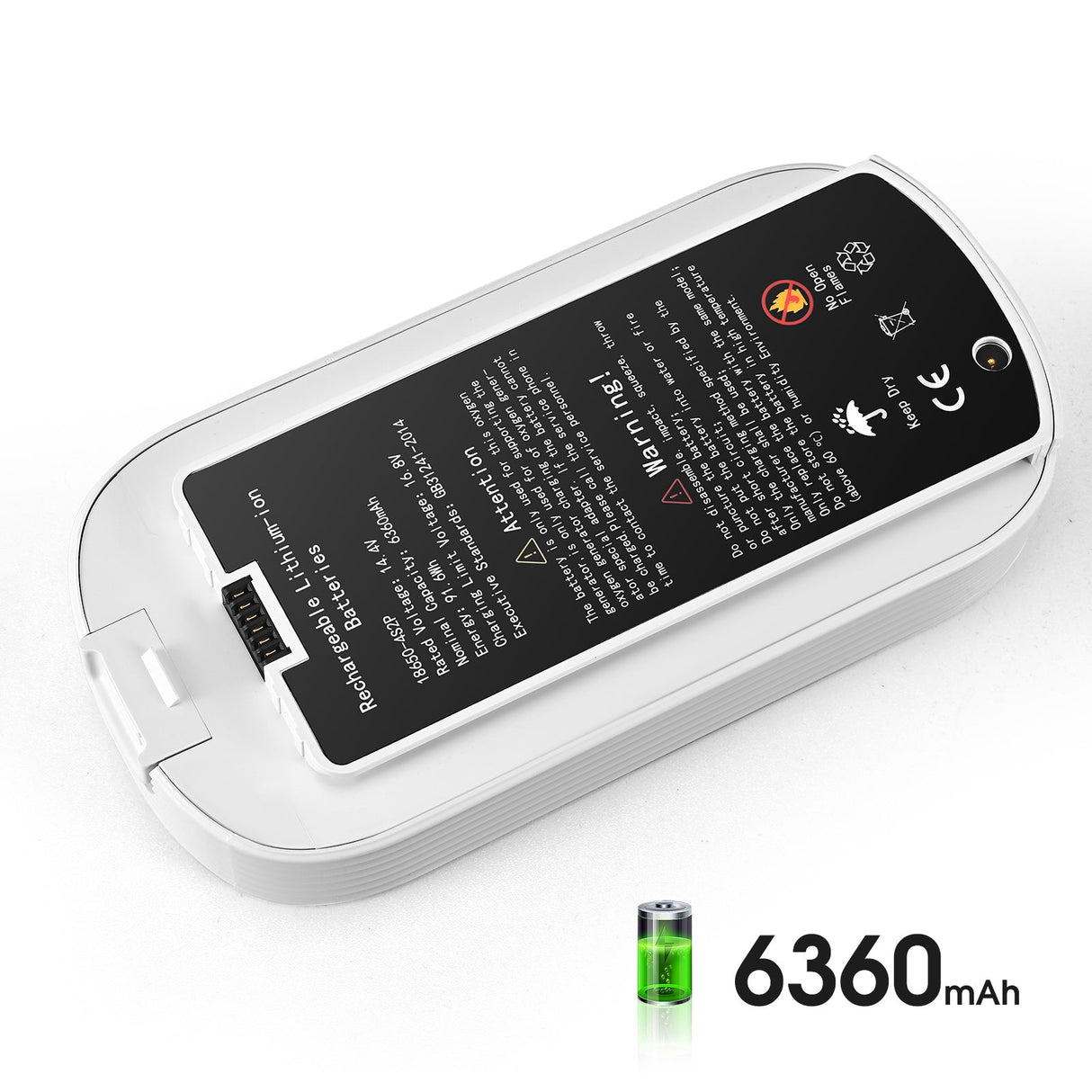 Acessórios para concentrador de oxigénio com bateria de iões de lítio extra substituível VP-2