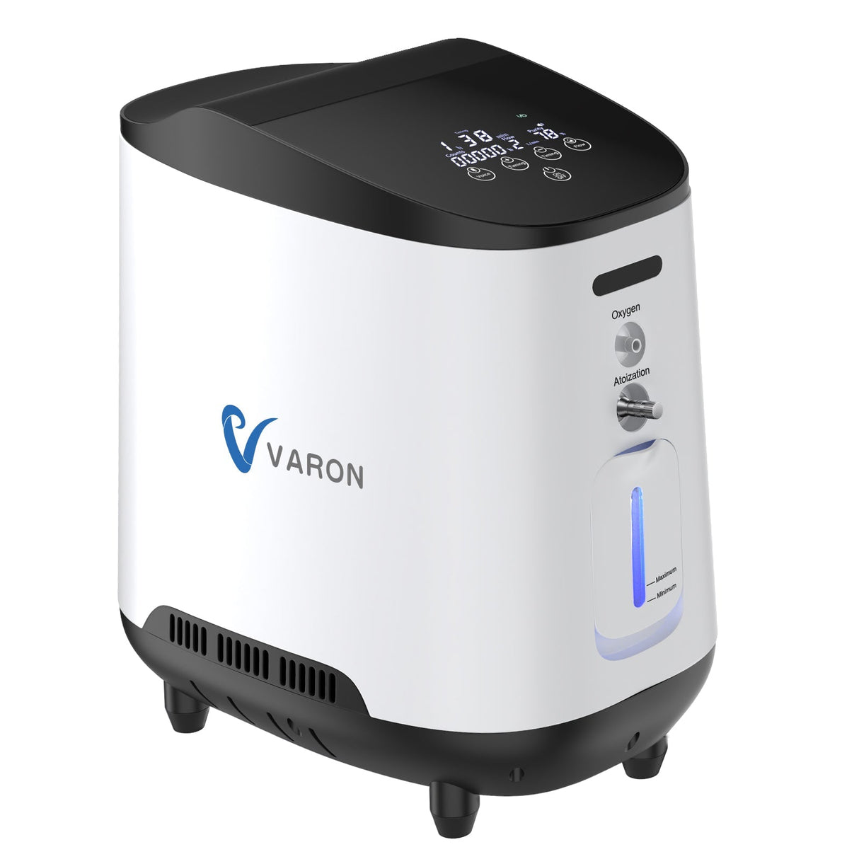 VARON VH-2 Concentrador de oxigênio doméstico | Nível 1 a 7 Ajustável, Funcionamento 24H, Certificado CE