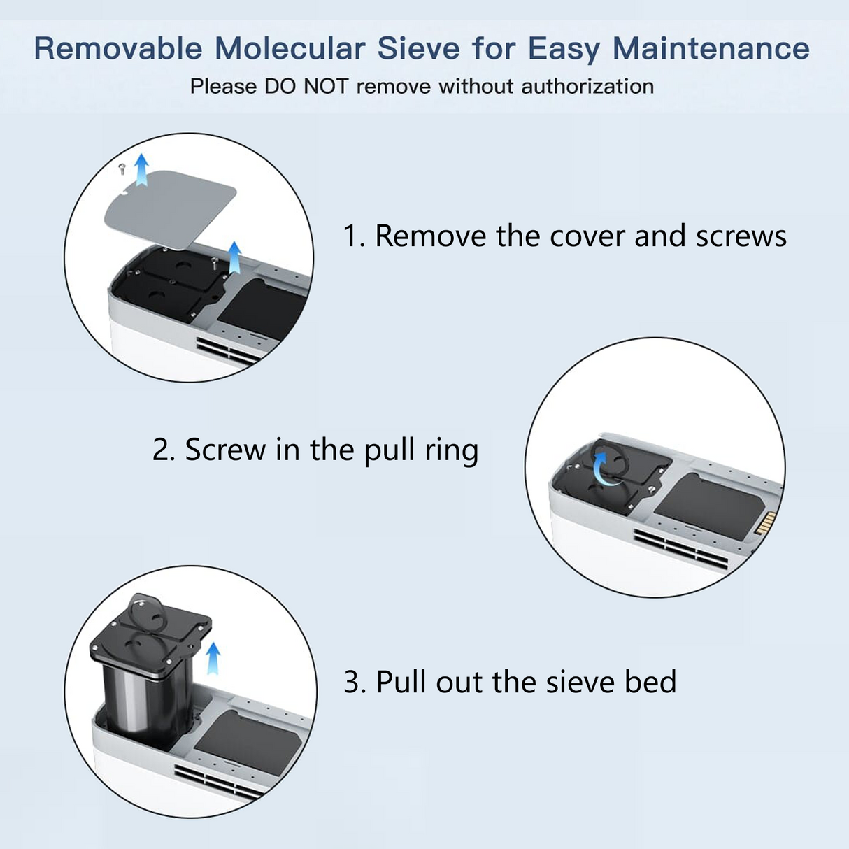 Concentrador de Oxigénio VARON VP-8G Original com Torre de Peneira Molecular