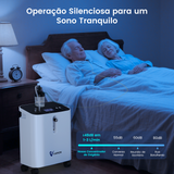 Concentrador de Oxigénio Doméstico VARON VH-3 PRO | Regulação de 10 níveis, terapia confortável, certificado CE