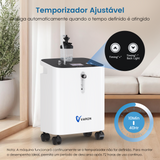 Concentrador de Oxigénio Doméstico VARON VH-3 PRO | Regulação de 10 níveis, terapia confortável, certificado CE