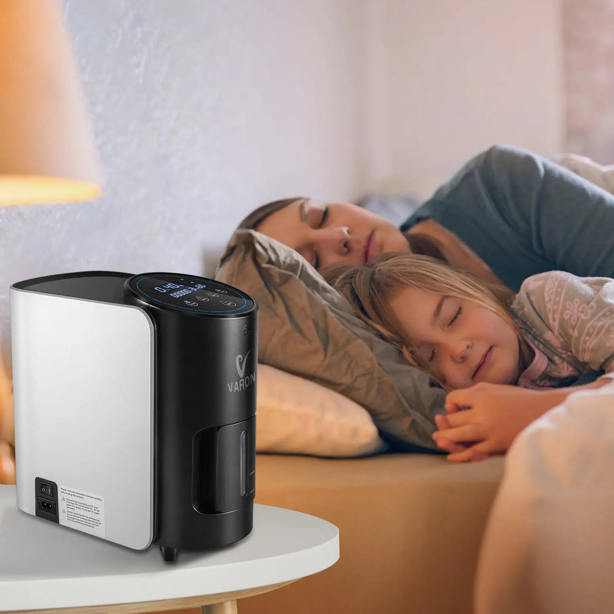 Concentrador de oxigénio doméstico VARON VH-1 | 1-7L/min, Vital Senior Health, certificado CE