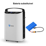 Concentrador de oxigénio portátil VARON VP-1 Pulse, funcionamento contínuo de 24 horas, certificado CE