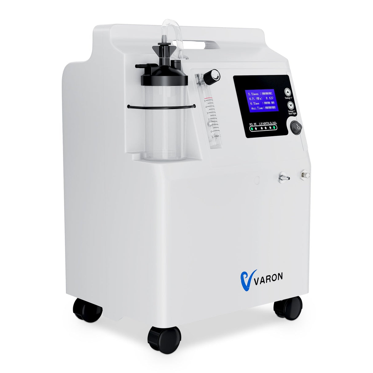 Concentrador de Oxigénio Serene 5 de 5 L da FDA VARON - Certificação CE, Funcionamento de 72 horas