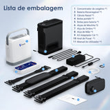 (Pré-venda) VARON VP-8G | Concentrador de Oxigénio Portátil com Fluxo Pulsado (1-8 definições)