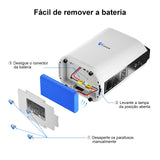 Concentrador de oxigénio portátil VARON VP-1 Pulse, funcionamento contínuo de 24 horas, certificado CE