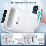 Concentrador de oxigénio portátil VARON VP-2 Pulse — 93% de oxigénio, bateria de longa duração, certificado CE