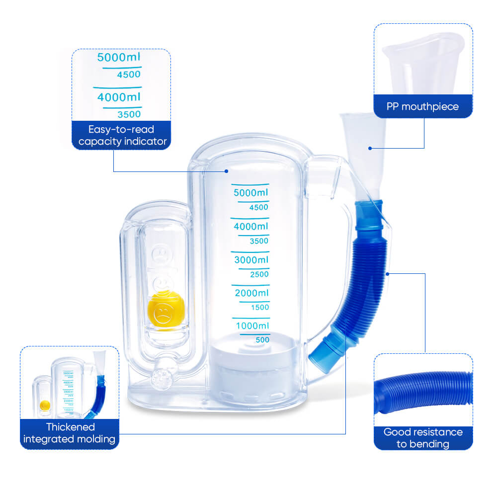 Treinador de respiração 5000ML Lung