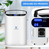 Concentrador de oxigénio portátil VARON VP-1 Pulse, funcionamento contínuo de 24 horas, certificado CE