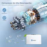 Concentrador de oxigénio portátil VARON VL-2 Light Continuous 3 L/min, certificado CE