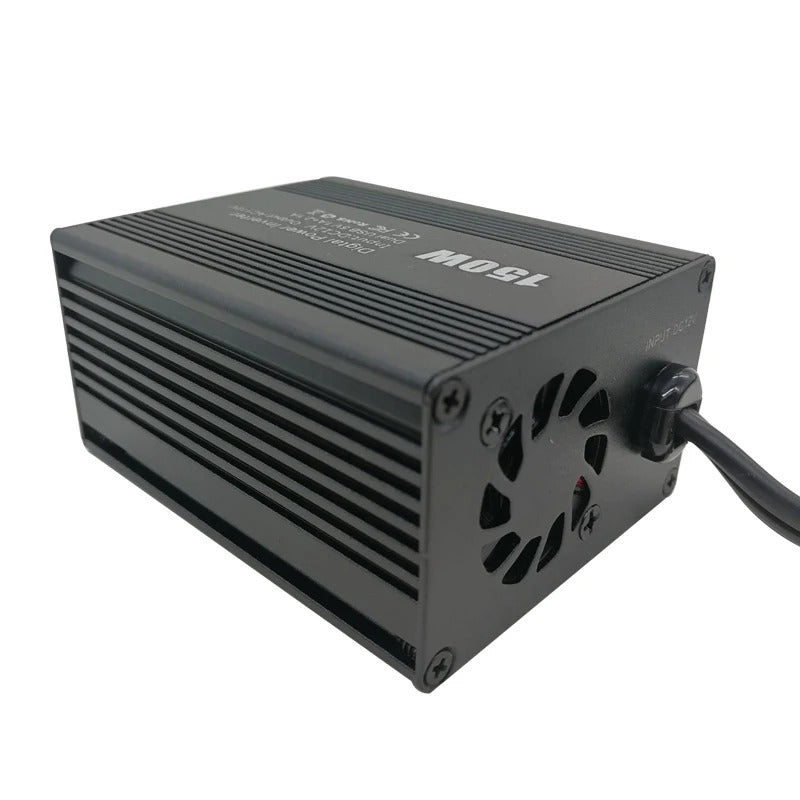 Inversor de carro de 150 W com portas USB duplas, 3,1 A, 12 V a 110 V/220 V