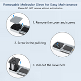 Concentrador de Oxigénio VARON VP-8G Original com Torre de Peneira Molecular